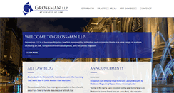 Desktop Screenshot of grossmanllp.com